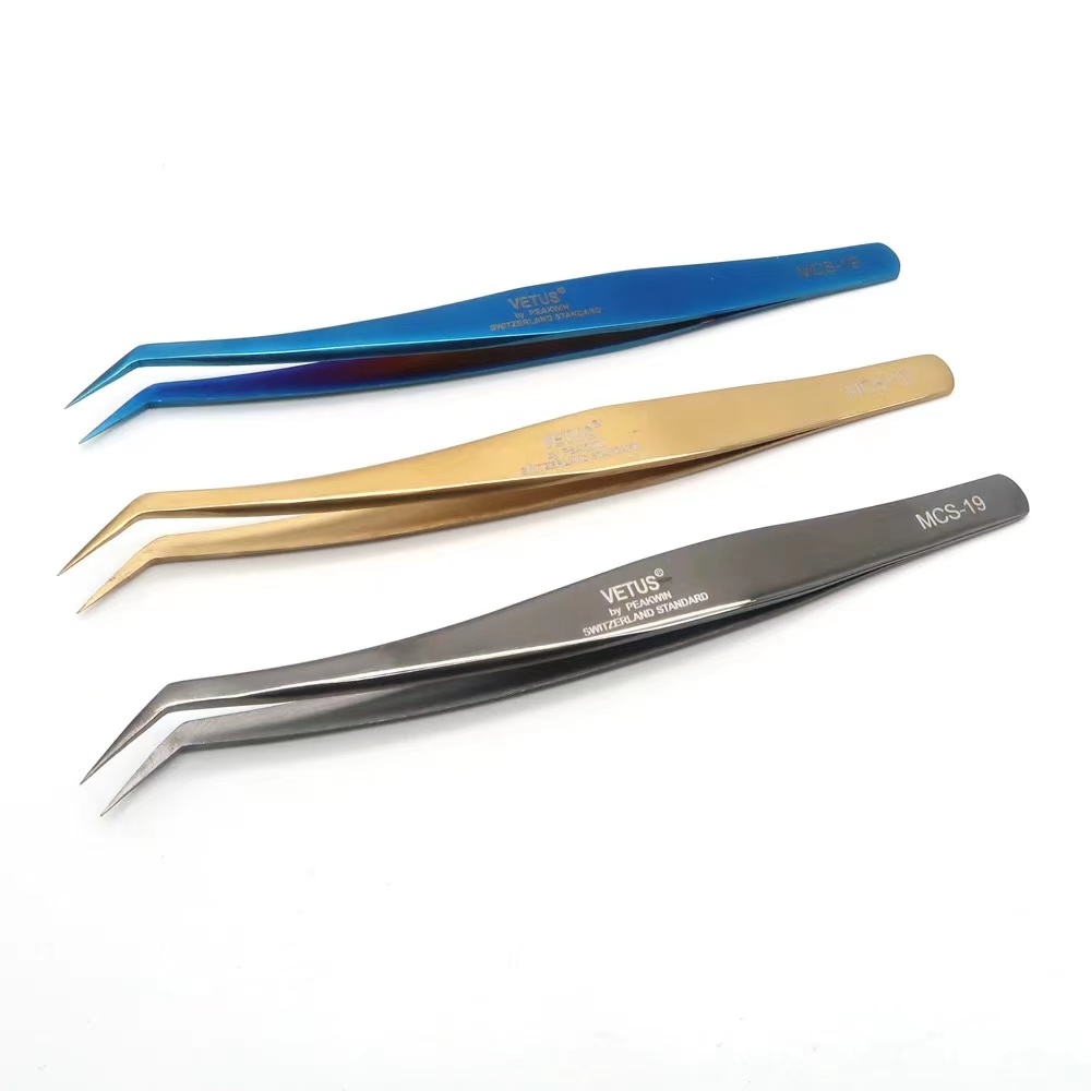 vetus mcs19 tweezers for eyelash extension