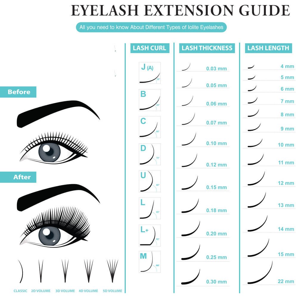 eyelash extension guide
