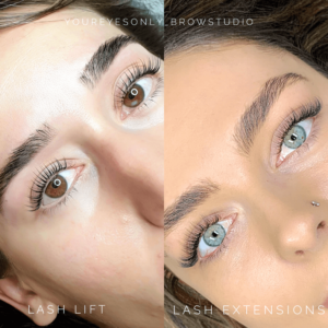 lash lift & lash extension